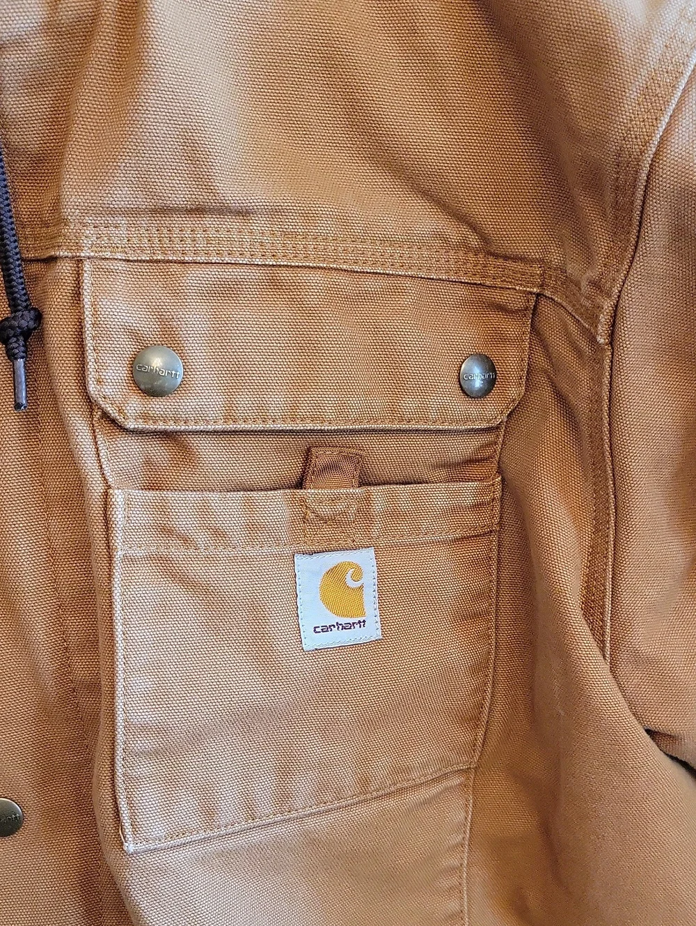 Carhartt Relaxed Fit Washed Duck Utilty Jacket - Picture 3 of 8